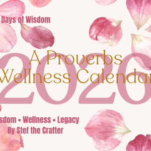 Proverbs wellness calendar