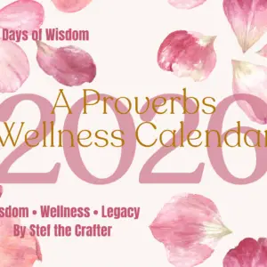 Proverbs wellness calendar